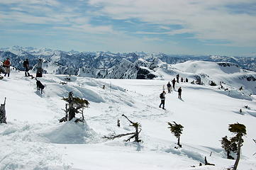 All spread out of Persis summit