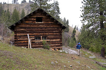 McCrea cabin along the West Fork Rapid River Trail, Seven Devils Mountains, Idaho.