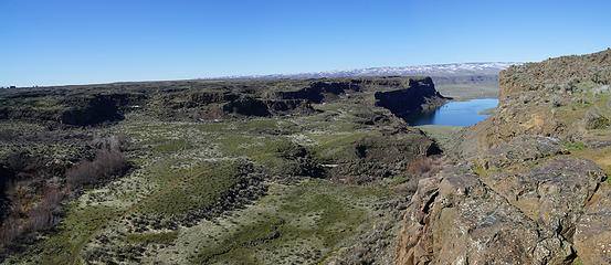 Looking at Dusty Lake from the East