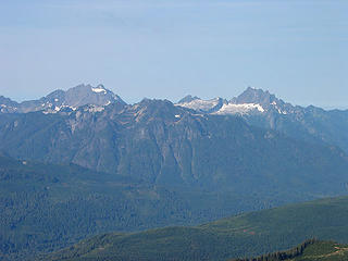 Looking Across To Three Fingers, Jumbo, And Whitehorse Mtn From Route To White Chuck Mtn