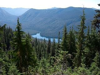 Waptus Lake from above