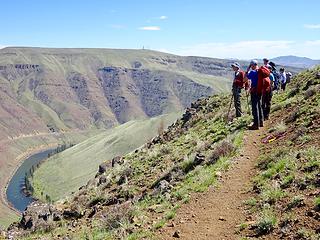 Above the canyon