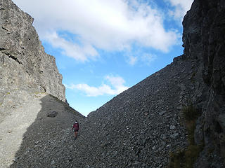 Heather coming through The Gap