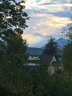 Snake and Clouds Enshrouding Mt Jupiter