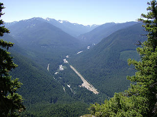 Looking up the Wht. River valley