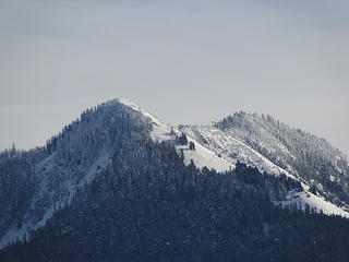 Mailbox Peak from Talus area on Talus loop.