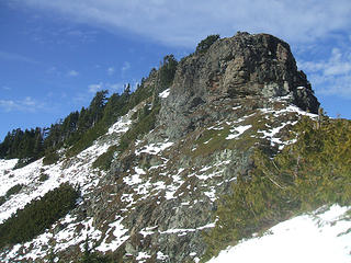 Stillaguamish summit - too slippery today