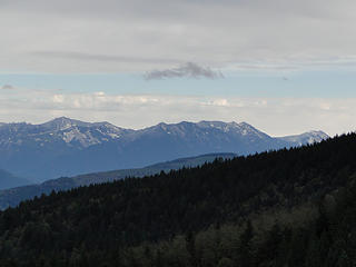 Views from stairs below West Tiger 3 summit.