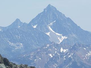 Dragontail and Mt. Stuart, Ingalls Peaks below.