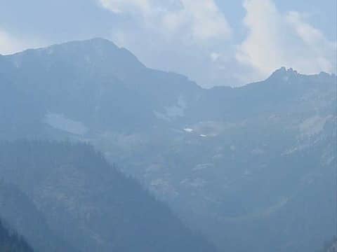 Smoke in the Chelan Lake Valley