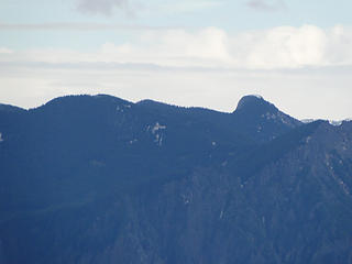 Views from stairs below West Tiger 3 summit.