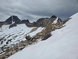 Monument-Blackcap Ridge. About half along the ridge to the saddle