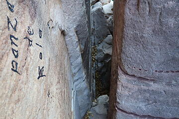 scramble crux in Frist Creek