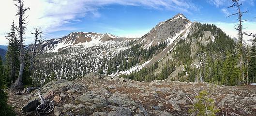 Iron Peak and Teanaway Peak from Bills