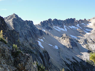 Ridge to SW of Granite Pass.