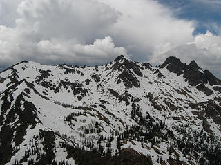 Fortune, South Ingalls and Ingalls Peaks