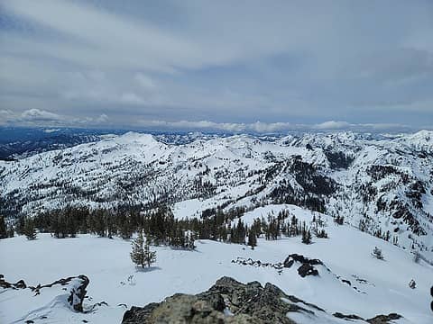 It'd have been fun to traverse the ridge from road to road. Seems like it could go from the Stafford Creek TH over Freedom, Navaho, Earl, then down the ridge to the road again.