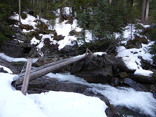 Nesby memorial bridge across creek from Necklace Valley