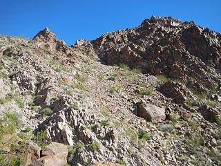 nearing the pass