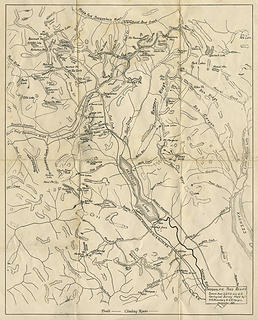 1931 Mountaineers map