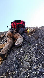 Me topping out above the cracks.