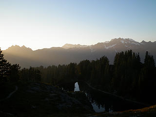 Sunset over Lake Beauty