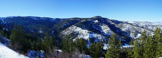 Mission Ridge - Beehive area from Stemilt Ridge