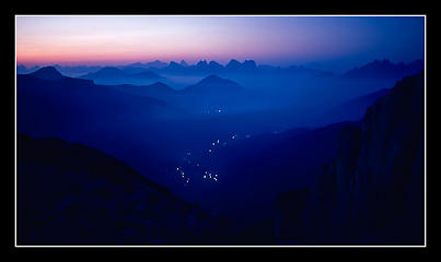 Dolomites sunset