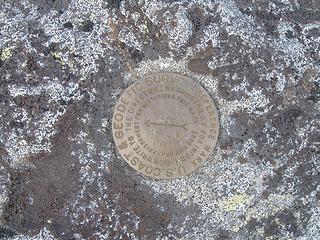USGS Benchmark At Tiffany