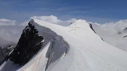 MOunt French summit ridge from the Quarterdeck