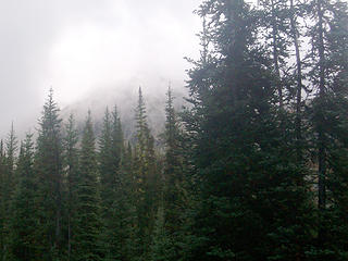 7FJ tries to poke through the clouds