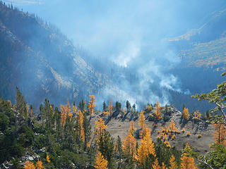 Wolverine Fire on South Spectacle