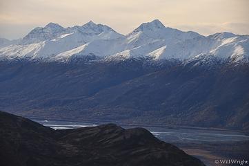 Chugach peaks from Lazy Mountain