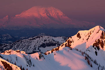 Glowing Rainier