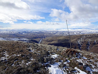 The top of the ridge at 3000.'