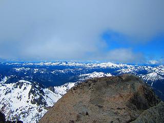 the view west, Mt Daniel