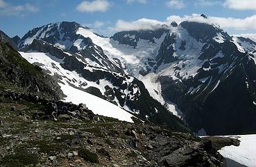 Campsite at Cache Col