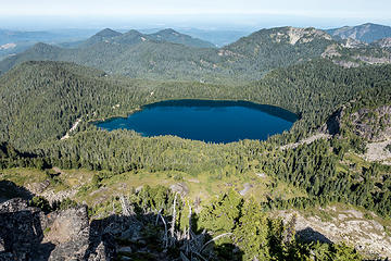 mowich lake from fay