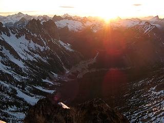 Sunset above the Hairpin 8:53pm