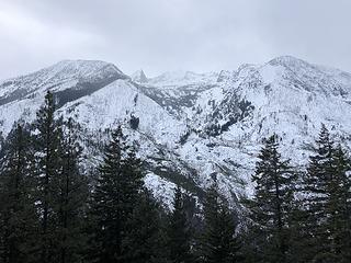 Snow squall on Mt. Cashmere 3/3/20