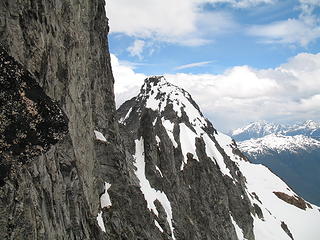 W McMillan Spire from the descent.