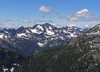 Chair Peak and Denny Ridge