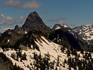 Thomson Peak looms over its neighbors