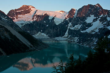 I snuck out from my tent and braved the mozzies to watch the sunset.