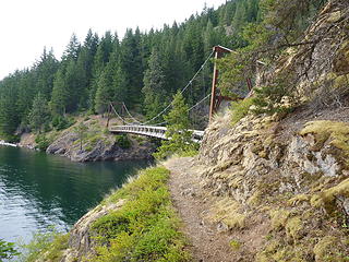 Trail to Lightning Creek Bridge