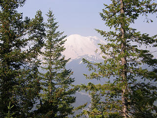 Views begin to open up on Crystal Peak trail.