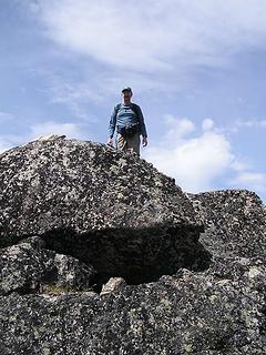 Jim on top of "Sadie's Summit" pt. 2395m