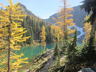 Blue Lake with Larch color