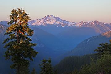 Glacier Peak from Mount Forgotten Meadows