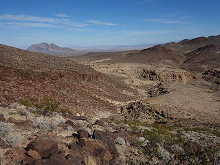 Looking down on Greenwater; Death Valley Natl Park